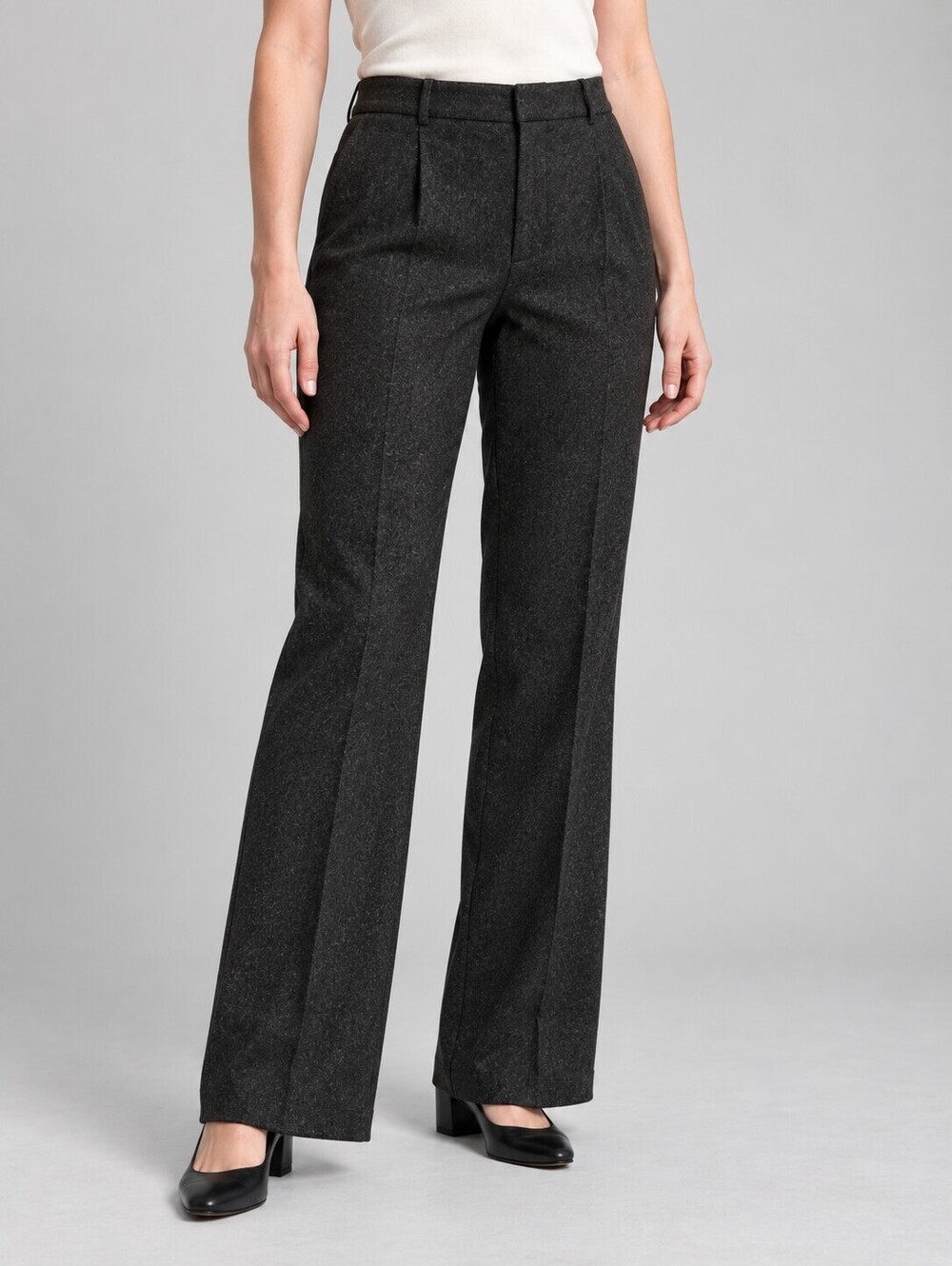Vintage Banana Republic Factory Wool Blend Black Pants 6R